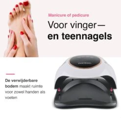 Vivid Green UV Lamp Gelnagels - Led Nagellamp - Gellak Nagel Lamp - Nageldroger - Naggellak Droger - Nagels - 168W -Maquillage Cosmetics 1200x1165 65