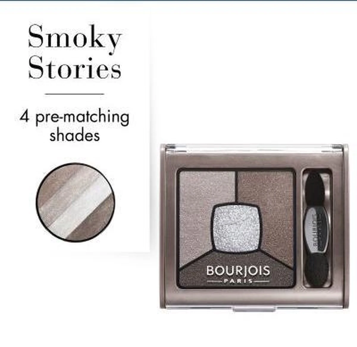 Bourjois Smoky Stories Quatuor - 05 Good Nude - Oogschaduw 7 Bourjois Smoky Stories Quatuor - 05 Good Nude - Oogschaduw – Image 5