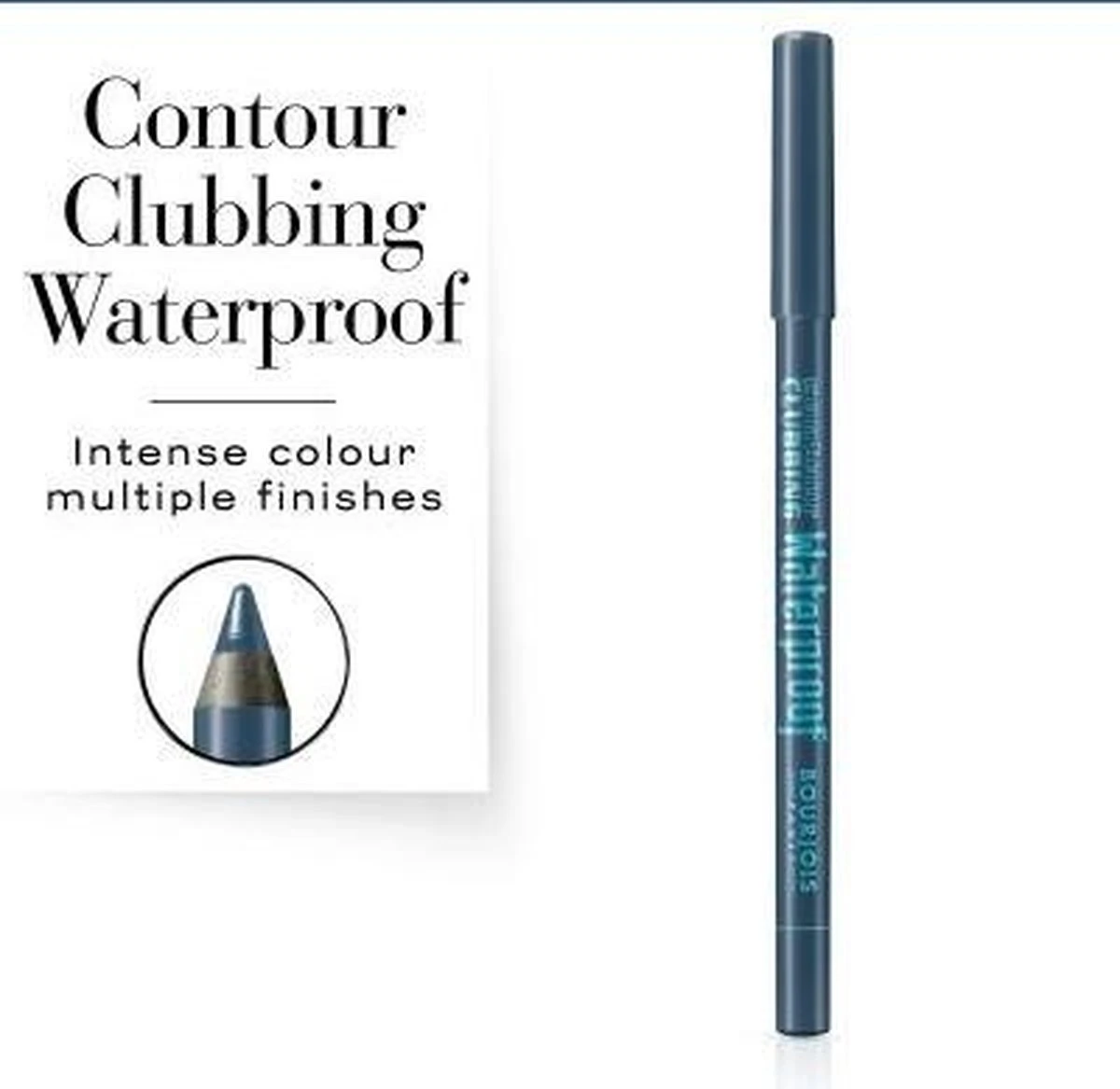 Bourjois Contour Clubbing Waterproof Oogpotlood - 61 Denim'Pulse 12 Bourjois Contour Clubbing Waterproof Oogpotlood - 61 Denim'Pulse – Image 10