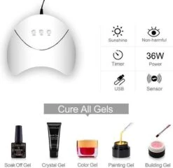 Royala Gellak D4 Starterspakket + Inclusief UV Lamp + Met 10 Verschillende Gellak Kleuren - Gellak Lamp – Gellac Set - Alle Benodigdheden In Eén - Uitgebreid 62-Delig Pakket -Maquillage Cosmetics 1200x1167 58