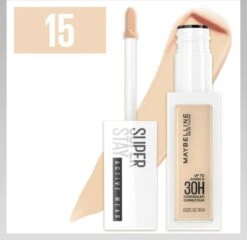 Maybelline SuperStay 30H Active Wear Concealer - 15 Light -Maquillage Cosmetics 1200x1168 1