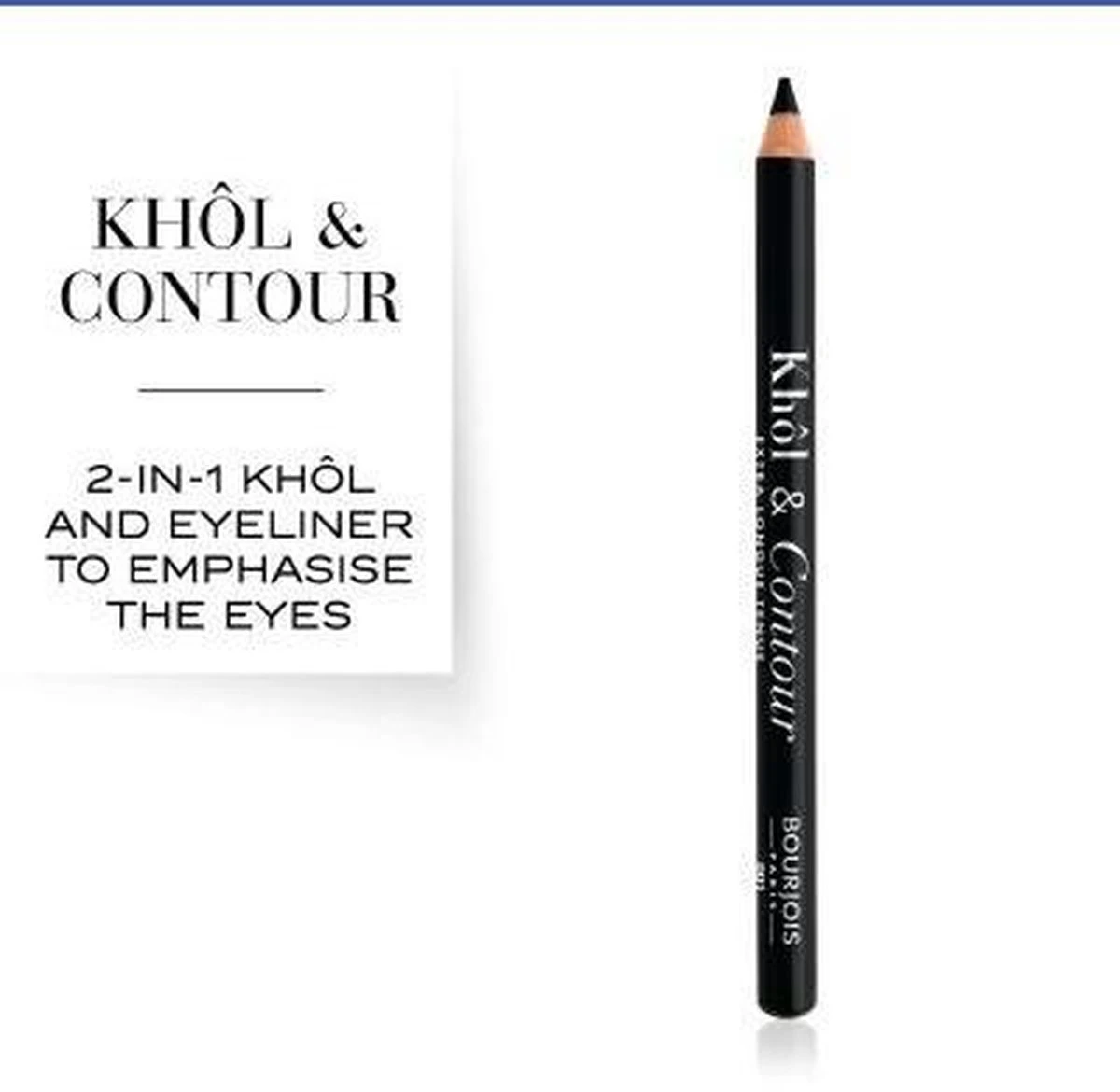 Bourjois Khol & Contour Extra Long Wear Oogpotlood - 001 Black 14 Bourjois Khol & Contour Extra Long Wear Oogpotlood - 001 Black – Image 12