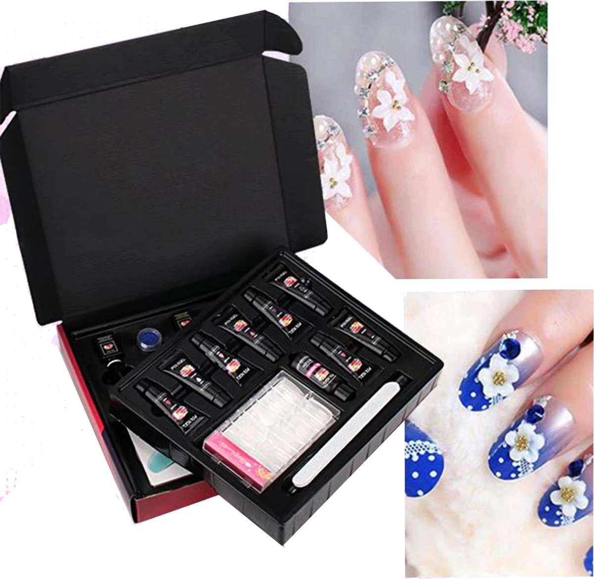 Poly UV Extension Kit | Gelnagels Set | Nepnagels Starterspakket | Gellak Set | Crystal Gel | UV Gel | Manicure Set | Gel Nagellak Nagel Decoratie | UV Lamp | Starterspakket 4 Poly UV Extension Kit | Gelnagels Set | Nepnagels Starterspakket | Gellak Set | Crystal Gel | UV Gel | Manicure Set | Gel Nagellak Nagel Decoratie | UV Lamp | Starterspakket – Image 2