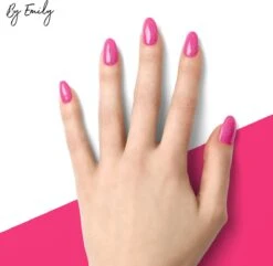 By Emily - Nagel Wrap - Sparkly Violet Red | 14 Stickers | Nail Wrap | Nail Art | Trendy | Design | Nagellakvrij | Eenvoudig | Nagel Wrap | Nagel Stickers | Folie | Zelfklevend | Sjablonen -Maquillage Cosmetics 1200x1173 58