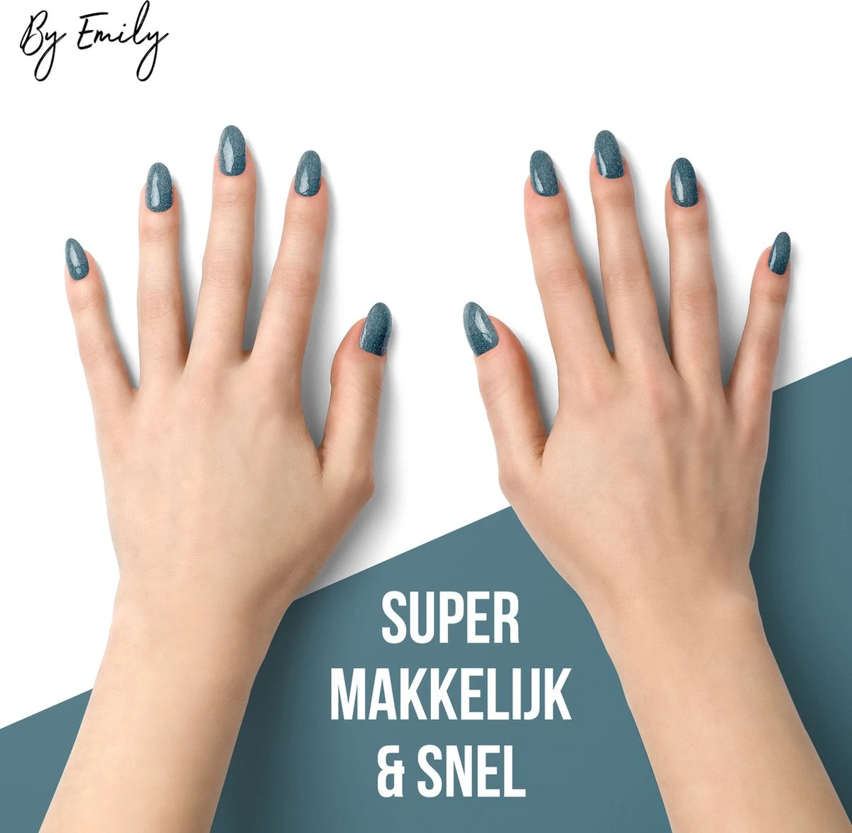 By Emily - Nagel Wrap - Sparkly Turquoise | 14 Stickers | Nail Wrap | Nail Art | Trendy | Design | Nagellakvrij | Eenvoudig | Nagel Wrap | Nagel Stickers | Folie | Zelfklevend | Sjablonen 7 By Emily - Nagel Wrap - Sparkly Turquoise | 14 Stickers | Nail Wrap | Nail Art | Trendy | Design | Nagellakvrij | Eenvoudig | Nagel Wrap | Nagel Stickers | Folie | Zelfklevend | Sjablonen – Image 5