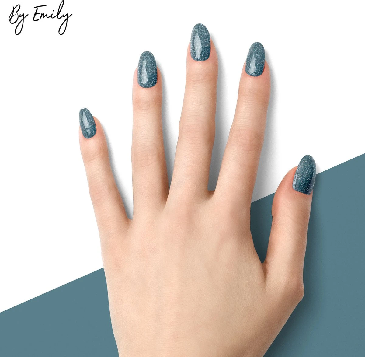 By Emily - Nagel Wrap - Sparkly Turquoise | 14 Stickers | Nail Wrap | Nail Art | Trendy | Design | Nagellakvrij | Eenvoudig | Nagel Wrap | Nagel Stickers | Folie | Zelfklevend | Sjablonen 8 By Emily - Nagel Wrap - Sparkly Turquoise | 14 Stickers | Nail Wrap | Nail Art | Trendy | Design | Nagellakvrij | Eenvoudig | Nagel Wrap | Nagel Stickers | Folie | Zelfklevend | Sjablonen – Image 6