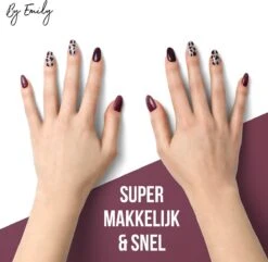 Nagel Wrap - Cowly Red | 14 Stickers Per Vel | Nail Wrap | Nail Art | Trendy | Design | Nagellakvrij | Eenvoudig | Nagel Art | Nagel Wrap | Nagel Stickers | Folie | Zelfklevend | Sjablonen -Maquillage Cosmetics 1200x1173 70