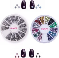 GUAPÀ® Nail Art Nagel Decoratie Steentjes & Diamantjes Inclusief Nail Art Nagellijm 3 Ml 11 GUAPÀ® Nail Art Nagel Decoratie Steentjes & Diamantjes Inclusief Nail Art Nagellijm 3 Ml -Maquillage Cosmetics 1200x1174 24