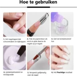 Professionele Acryl Nagels Starterpakket - Kunstnagels - Dipping Powder - Nail Art - Crystal Poeder - Gellak Starterspakket -Maquillage Cosmetics 1200x1175 21