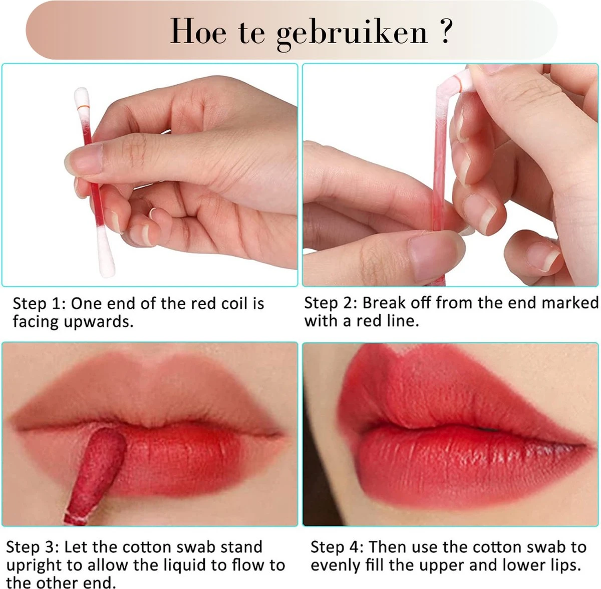 Bellive Tattoo Lipstick Red - Lipstick Dames - Tiktok - Lippenstift Wattenstaafje 20 Stuks - Lipstick Set - Waterproof Lipstick - Lippenstift Langhoudend - Long Lasting Lip Gloss - Multicolor 9 Bellive Tattoo Lipstick Red - Lipstick Dames - Tiktok - Lippenstift Wattenstaafje 20 Stuks - Lipstick Set - Waterproof Lipstick - Lippenstift Langhoudend - Long Lasting Lip Gloss - Multicolor – Image 7