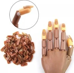 Merkloos Nailtrainer – Nail Practice Hand – Oefenhand Nagelstyliste (incl. 100 Oefen Nagels!) -Maquillage Cosmetics 1200x1177 35