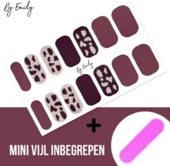 Nagel Wrap - Cowly Red | 14 Stickers Per Vel | Nail Wrap | Nail Art | Trendy | Design | Nagellakvrij | Eenvoudig | Nagel Art | Nagel Wrap | Nagel Stickers | Folie | Zelfklevend | Sjablonen -Maquillage Cosmetics 1200x1177 40