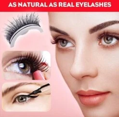 Nep Wimpers | Wimpers Zonder Lijm - Wasbaar- Waterbestendig - Windbestendig - Herbruikbaar - Extra Herbruikbare Plakrand-In Een Flits Mooi |||| -Maquillage Cosmetics 1200x1178 7