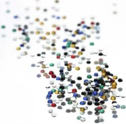 Nail Art Voordeel Set Rhinestones Zilver + Diverse Kleuren - 1200 Stuks - Strass Nagel Steentjes / Nagel Diamantjes / Nail Art -Maquillage Cosmetics 1200x1179 33