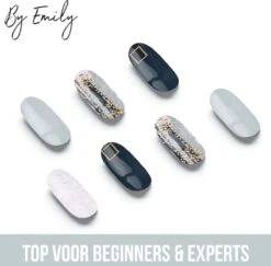 By Emily - Nagel Wrap - Classic Teal | 14 Stickers Per Vel | Nail Wrap | Nail Art | Trendy | Design | Nagellakvrij | Eenvoudig | Nagel Art | Nagel Wrap | Nagel Stickers | Folie | Zelfklevend | Sjablonen -Maquillage Cosmetics 1200x1180 17