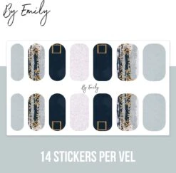 By Emily - Nagel Wrap - Classic Teal | 14 Stickers Per Vel | Nail Wrap | Nail Art | Trendy | Design | Nagellakvrij | Eenvoudig | Nagel Art | Nagel Wrap | Nagel Stickers | Folie | Zelfklevend | Sjablonen -Maquillage Cosmetics 1200x1180 18