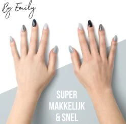 By Emily - Nagel Wrap - Classic Teal | 14 Stickers Per Vel | Nail Wrap | Nail Art | Trendy | Design | Nagellakvrij | Eenvoudig | Nagel Art | Nagel Wrap | Nagel Stickers | Folie | Zelfklevend | Sjablonen -Maquillage Cosmetics 1200x1180 19