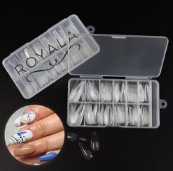 Royala 109 - Oval Almond Binnen En Buiten Full Frosted - Full Cover - Nageltips - Nepnagels - Plaknagels - In Assortimentsbox - 120 Stuks 12 Maten - Voor Gellak Acrylnagellak En PolyGel Nagels - Royala Frosted Tips Line 12 Royala 109 - Oval Almond Binnen En Buiten Full Frosted - Full Cover - Nageltips - Nepnagels - Plaknagels - In Assortimentsbox - 120 Stuks 12 Maten - Voor Gellak Acrylnagellak En PolyGel Nagels - Royala Frosted Tips Line -Maquillage Cosmetics 1200x1180 29