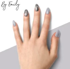 By Emily - Nagel Wrap - White Marble | 16 Stickers | Nail Wrap | Nail Art | Trendy | Design | Nagellakvrij | Eenvoudig | Nagel Wrap | Nagel Stickers | Folie | Zelfklevend | Sjablonen -Maquillage Cosmetics 1200x1180 62