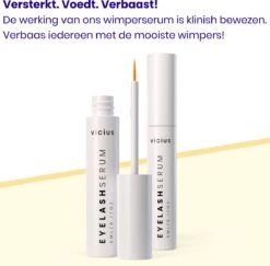 Wimperserum Van Vicius - Eyelash Serum Voor Wimper Groei - Vollere En Langere Wimpers - 5ML -Maquillage Cosmetics 1200x1181 7