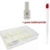 Merkloos Professionele Naturel Kunstnagel / Acryl Nagels Set + Nagellijm 5ml + Bokkenpootje - 500 Stuks Tips - Starter Kit Nails -Maquillage Cosmetics 1200x1182 22