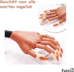 Oefenhand Voor Kunstnagels– Nail Art – All-in-1 Set - Nagel Set – Nail Trainer – Nail Tips – Acrylnagels Starterspakket – Nagel – Nail Trainer Hand – Oefen Hand Nagels - Nailtrainer Nagel Oefenhand -Maquillage Cosmetics 1200x1182 28