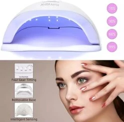 Merkloos Professionele UV Nagellamp Voor Gel Nagellak - Sun X5 Plus 80W 36 Leds - Geschikt Gellak - Gel Nagellak Droger -Maquillage Cosmetics 1200x1183 24