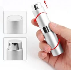 Scenty - Parfum Verstuiver Navulbaar - Mini Parfum Flesje - Reisflesje - Zilver -Maquillage Cosmetics 1200x1183 33