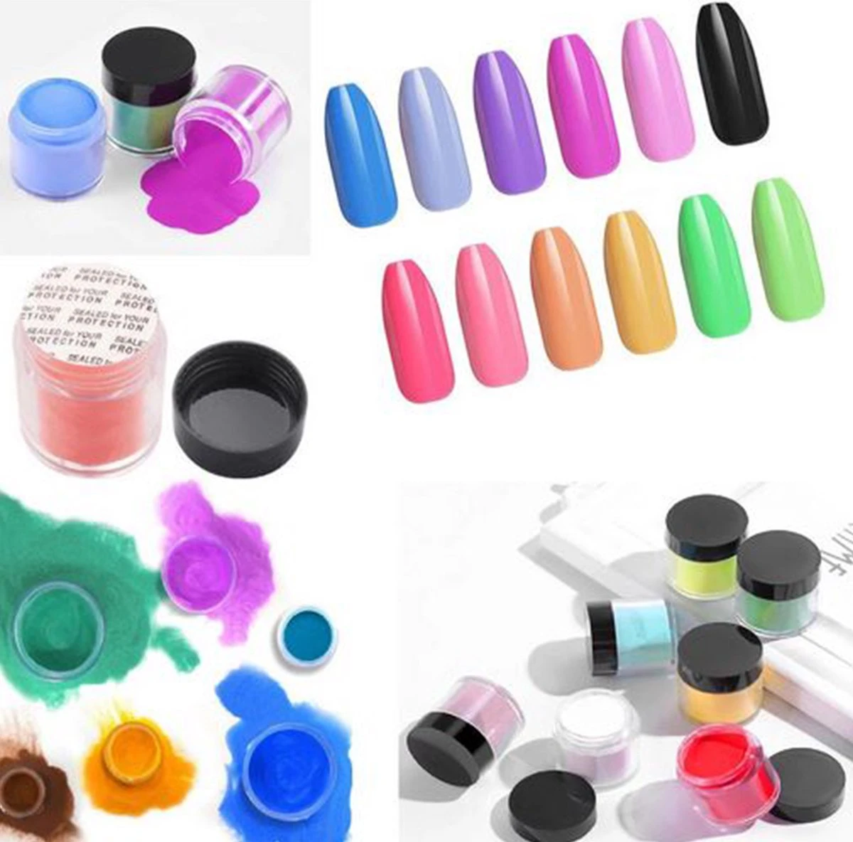 Acrylpoeders Set | 18 Stuks | 108 G Totaal Poeders | Acrylnagels | Nail Art | Acryl Kleuren | Acrylpigment | Poeder Voor Nepnagels | Nagelpoeder | Nagelstad 4 Acrylpoeders Set | 18 Stuks | 108 G Totaal Poeders | Acrylnagels | Nail Art | Acryl Kleuren | Acrylpigment | Poeder Voor Nepnagels | Nagelpoeder | Nagelstad – Image 2