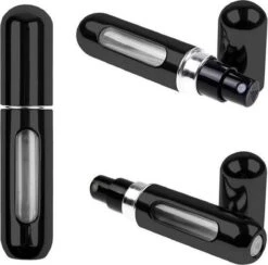 Mini Parfum Flesje | Lipstick Formaat Navulbare Parfum Verstuiver - Zwart -Maquillage Cosmetics 1200x1184 41