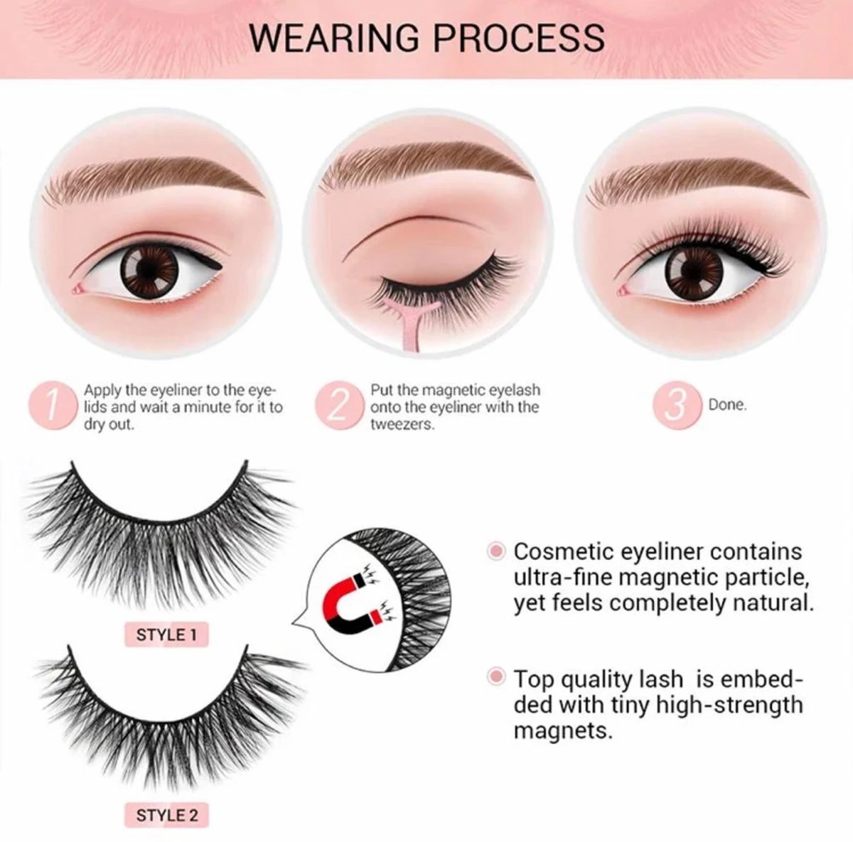 Diamond | M5 Bekend Van TikTok | GRATIS Spiegeldoosje | Magnetische Wimpers Met Eyeliner | Nep Wimpers | Magnetic Eyelashes | HERBRUIKBAAR | CADEAU 10 Diamond | M5 Bekend Van TikTok | GRATIS Spiegeldoosje | Magnetische Wimpers Met Eyeliner | Nep Wimpers | Magnetic Eyelashes | HERBRUIKBAAR | CADEAU – Image 8