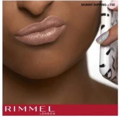 Rimmel London Provocalips Kiss Proof 16 Hr Liquid Lip - 700 Skinny Dipping - 7 Ml - Nude -Maquillage Cosmetics 1200x1186 2