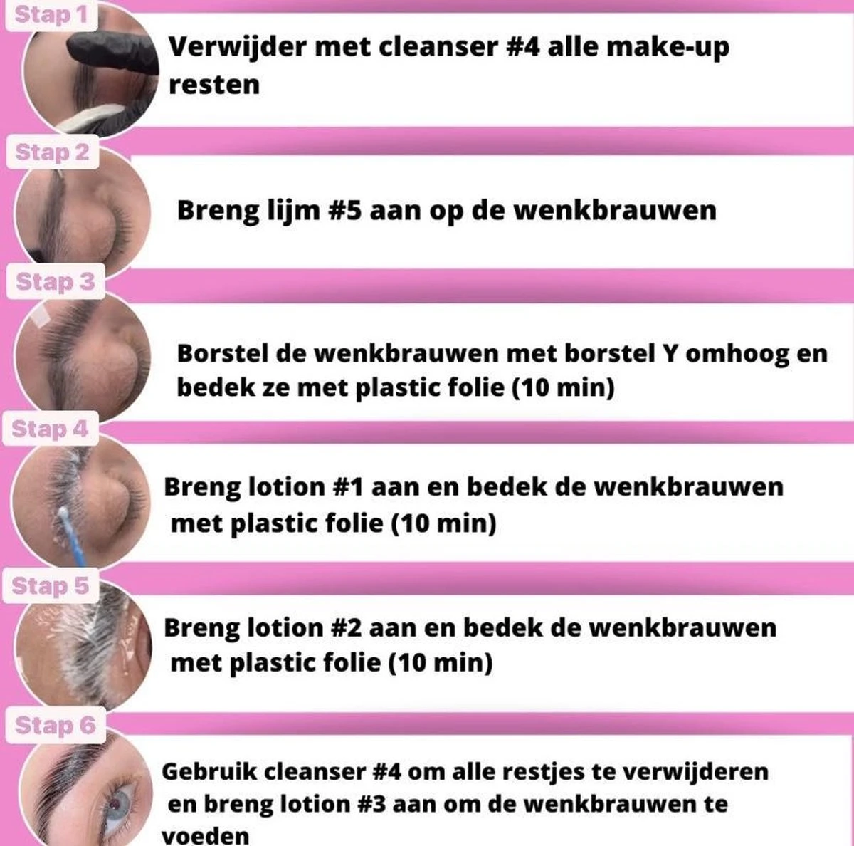 Merkloos Wimper & Wenkbrauw Lifting Set - Wimperlift - Wenkbrauwlift - Lashlift - Browlift - Proffesional Wimperlifting - Lash Lift - Wimperkit - Wenkbrauwkit - Permanent Gekrulde Wimpers - Lashes And Brows - Lash & Brow Kit 12 Merkloos Wimper & Wenkbrauw Lifting Set - Wimperlift - Wenkbrauwlift - Lashlift - Browlift - Proffesional Wimperlifting - Lash Lift - Wimperkit - Wenkbrauwkit - Permanent Gekrulde Wimpers - Lashes And Brows - Lash & Brow Kit – Image 10