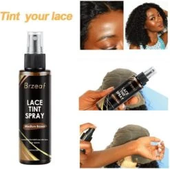 Lace Tint Spray - Lace Wigs Fontals & Closures - Root Spray - Medium Brown -Maquillage Cosmetics 1200x1188