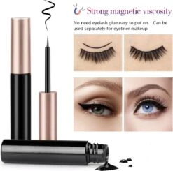 Yermin Beauty Magnetische Wimpers Set - Inclusief Wimperzetter En 2 Flesjes Waterproof Eyeliner - Wimperhouder Met Spiegel - 8+2 Paar Extra -Maquillage Cosmetics 1200x1189 12