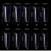 T-Vormige -Nagel Tips -Kort Opzetstukje - Clear - 500 Stuks - Tips Nail Extension- False Tips Plaknagels – Nageltips - Acrylnagels – Gelnagels -Polygel - Polyacryl -Maquillage Cosmetics 1200x1190 25