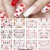 Nagelstickers - Nail Art Stickers 12 Velletjes Romantic II Nagel Decoratie Dino`s Sale -Maquillage Cosmetics 1200x1190 27