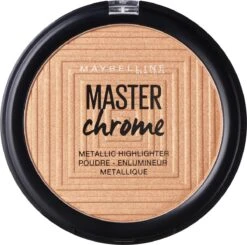 Maybelline Master Chrome Highlighter - 100 Molten Gold -Maquillage Cosmetics 1200x1191 10