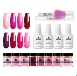 Dipping Powder Starter Kit - 8 Kleuren - Roze - Dip Poeder - Acryl Nagels - Dip Nagels - Meest Complete Starterspakket - Nagel Poeder - MTSSII - -Maquillage Cosmetics 1200x1191 26