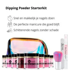 Dipping Powder Starter Kit - 8 Kleuren - Roze - Dip Poeder - Acryl Nagels - Dip Nagels - Meest Complete Starterspakket - Nagel Poeder - MTSSII - -Maquillage Cosmetics 1200x1192 37