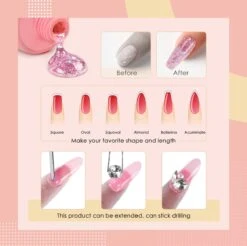 Polygel- Polygel Kit- Polygel Nagels- Polygel Starter Set - RH0594： Thin Nail File 1 Grey Nail File 1 48W White Nail Dryer Helmet Lamp 220V 1 Curved Tweezers 1 Glass Cup 1 Cuticle Fork 1 Cuticle Pusher 1 Nail Cutter 1 Dual End Nail Brush 1 8G Nail Gl -Maquillage Cosmetics 1200x1193 11