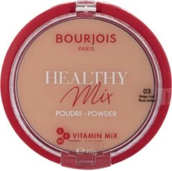 Bourjois Healthy Mix Compact Poeder - 03 Rose Beige 30 Bourjois Healthy Mix Compact Poeder - 03 Rose Beige -Maquillage Cosmetics 1200x1193 2
