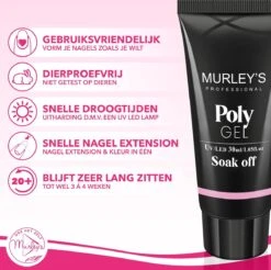 Murley’s Polygel Kit 3x 30ml Acryl Gellak - Gelnagels - Gel Polish Kunstnagels - Gelnagellak - Perfect Gelakte Nagels -Maquillage Cosmetics 1200x1194 48