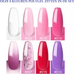 Royala POG4 Professionele Poly Gel Kit – Premium Quality – 8 Kleuren Polygel - Dual Molds Nagelvormen - Polygel Pakket - Topcoat Basecoat - Incl. 36 Watt LED Nageldroger - Poly Acryl Nagels - Nail Art Pakket - Starterspakket - Gel Lak -Maquillage Cosmetics 1200x1194 51