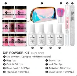 Dipping Powder Starter Kit - 8 Kleuren - Roze - Dip Poeder - Acryl Nagels - Dip Nagels - Meest Complete Starterspakket - Nagel Poeder - MTSSII - -Maquillage Cosmetics 1200x1194 57