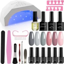 Gellak Starterspakket - Gellak - Gel Nagellak - Gellak Set - 6x8ML Kleuren - Nude Edition - Gellac - Nude Kleuren