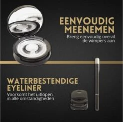 Magnetische Wimpers - 3 Paar - Luxe Set Inc. Eyeliner, Mascara, Kruller -Maquillage Cosmetics 1200x1196 21