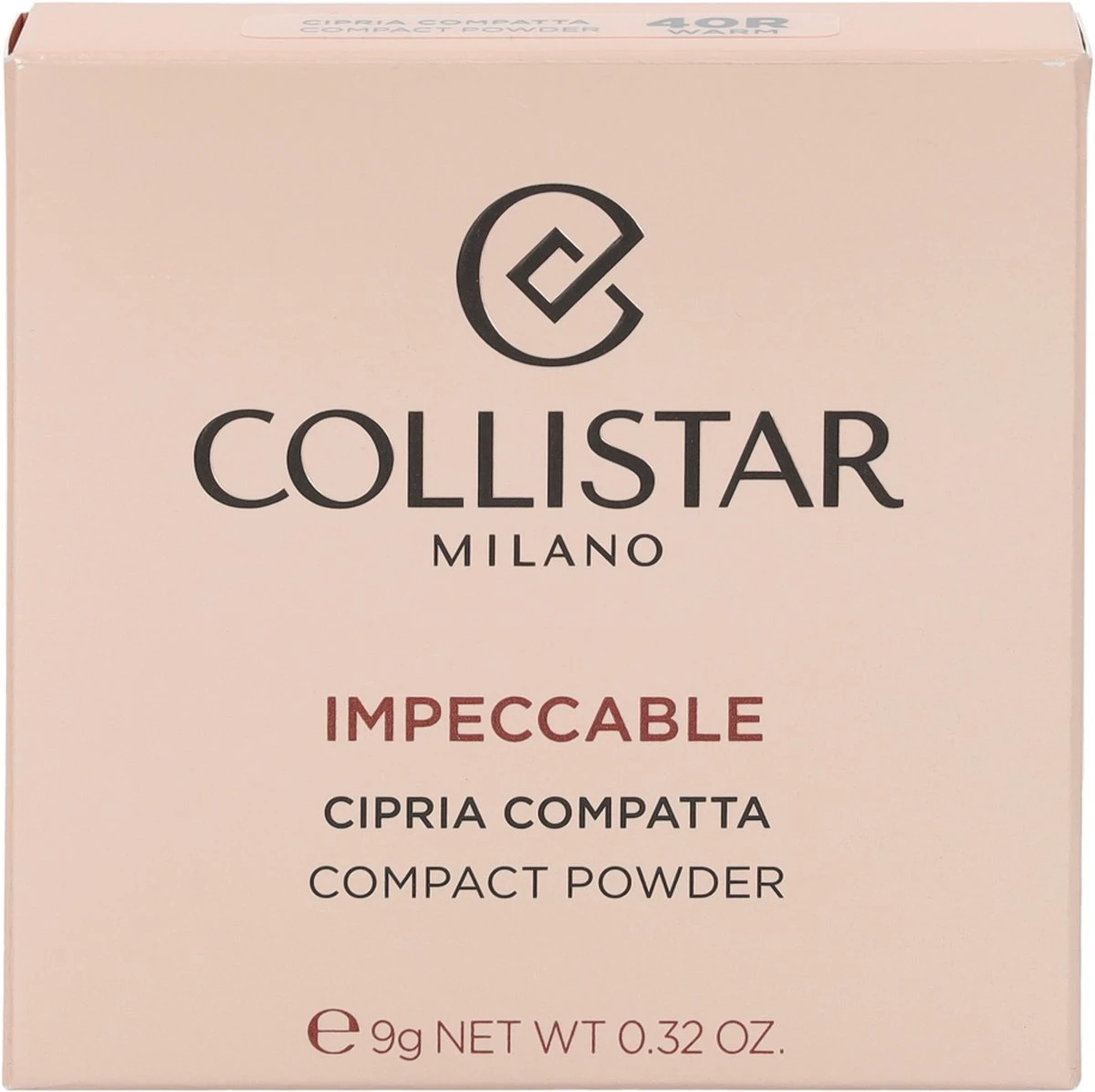 Collistar Impeccable Compact Powder 40R Warm Rose 5 Collistar Impeccable Compact Powder 40R Warm Rose – Image 3