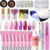 Royala POG4 Professionele Poly Gel Kit – Premium Quality – 8 Kleuren Polygel - Dual Molds Nagelvormen - Polygel Pakket - Topcoat Basecoat - Incl. 36 Watt LED Nageldroger - Poly Acryl Nagels - Nail Art Pakket - Starterspakket - Gel Lak -Maquillage Cosmetics 1200x1197 68