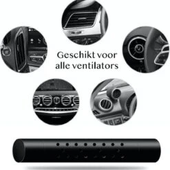 Luxe Auto Luchtverfrisser - 3 Aroma Geuren - Auto Verfrisser - Auto Luchtje - Zwart -Maquillage Cosmetics 1200x1198 124